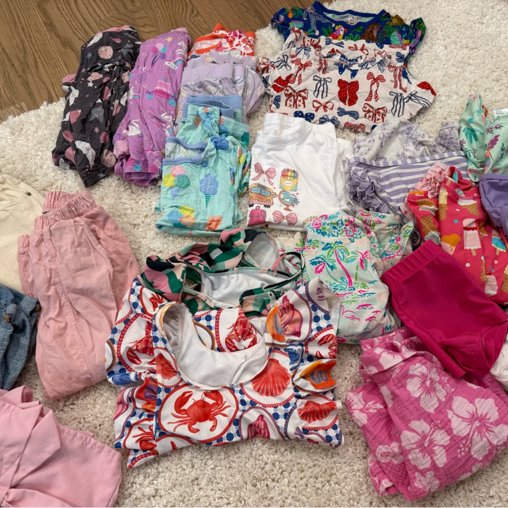 4T Girls HAUL/ Summer Clothing Lot Posh peanut, Janie & Jack etc